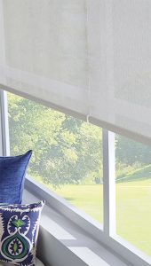 Filter light with transparent solar shades A Modern Window