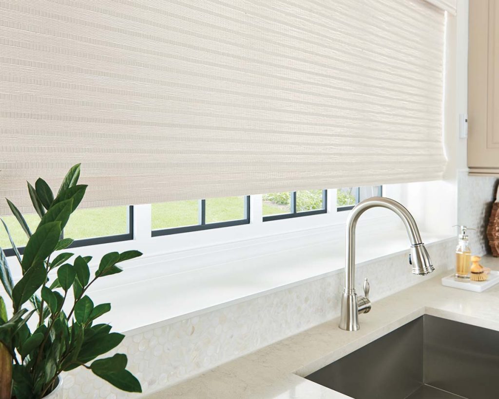 Natural shades for kitchen windows - A Modern Window