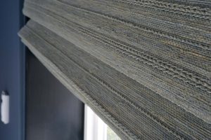 Woven dark window shades - A Modern Window